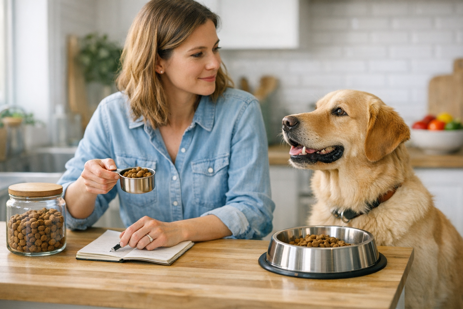 How Much Dry Food for a 75 lb Dog?