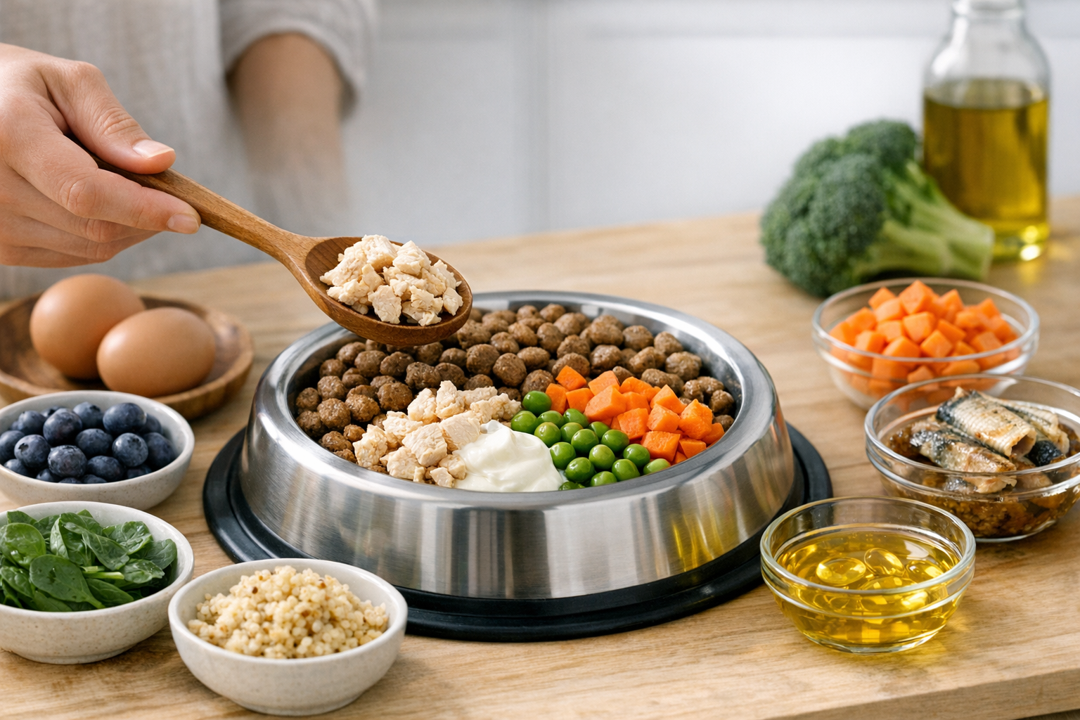 What to Mix in Dry Dog Food for Better Nutrition