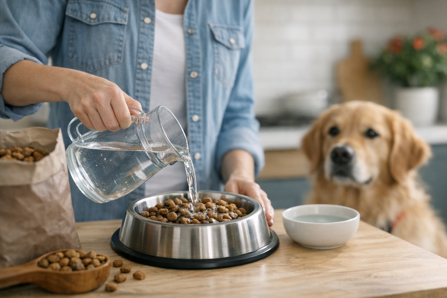 Is Dry Dog Food Supposed to Be Mixed with Water?