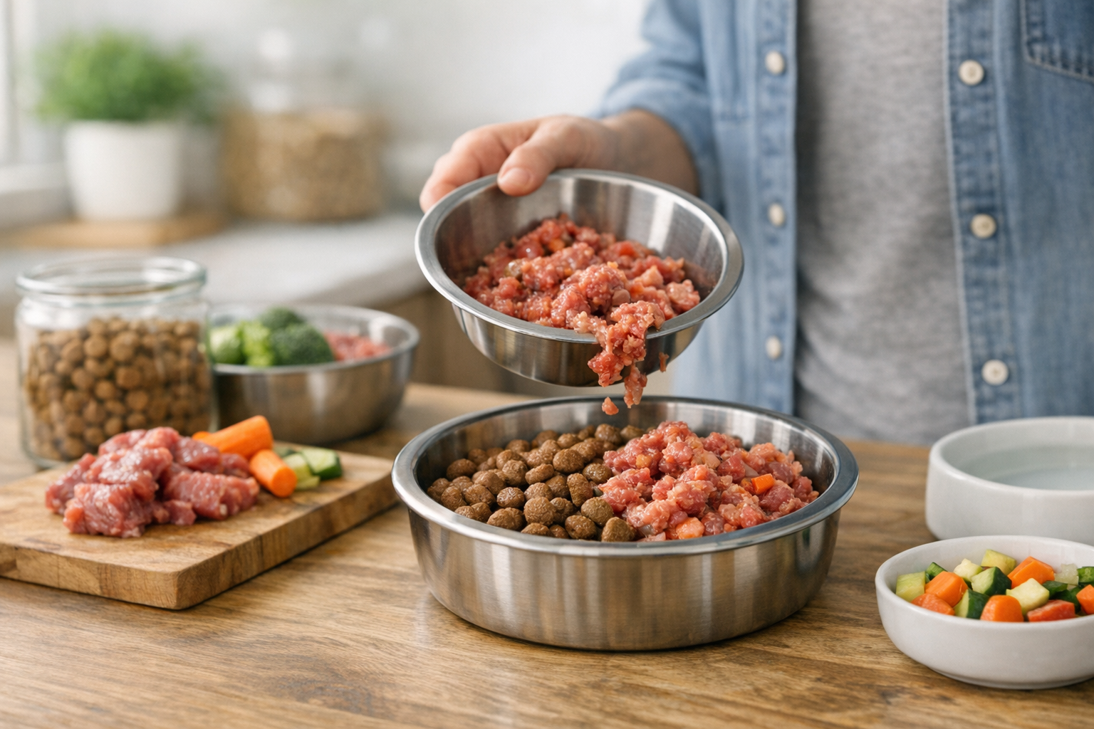 Can I Mix Raw Dog Food with Dry Food? Tips for a Balanced Bowl