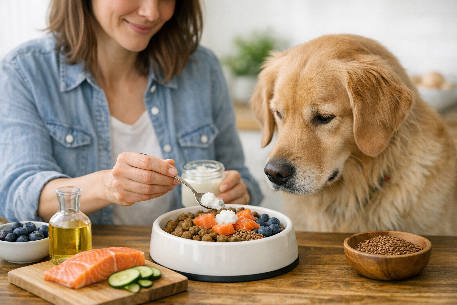 What Can I Add to Dog Food for Dry Skin: Natural Solutions