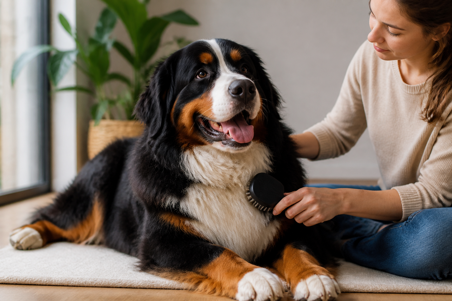 How Often Should You Brush a Bernese Mountain Dog?