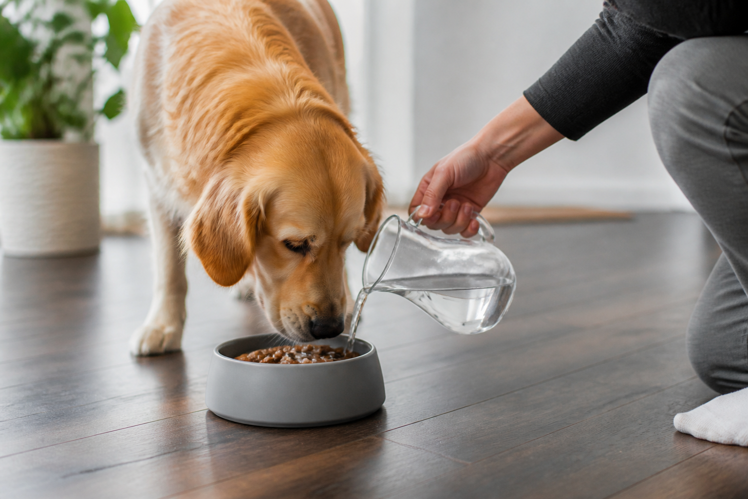 Should I Mix Dry Dog Food With Water?