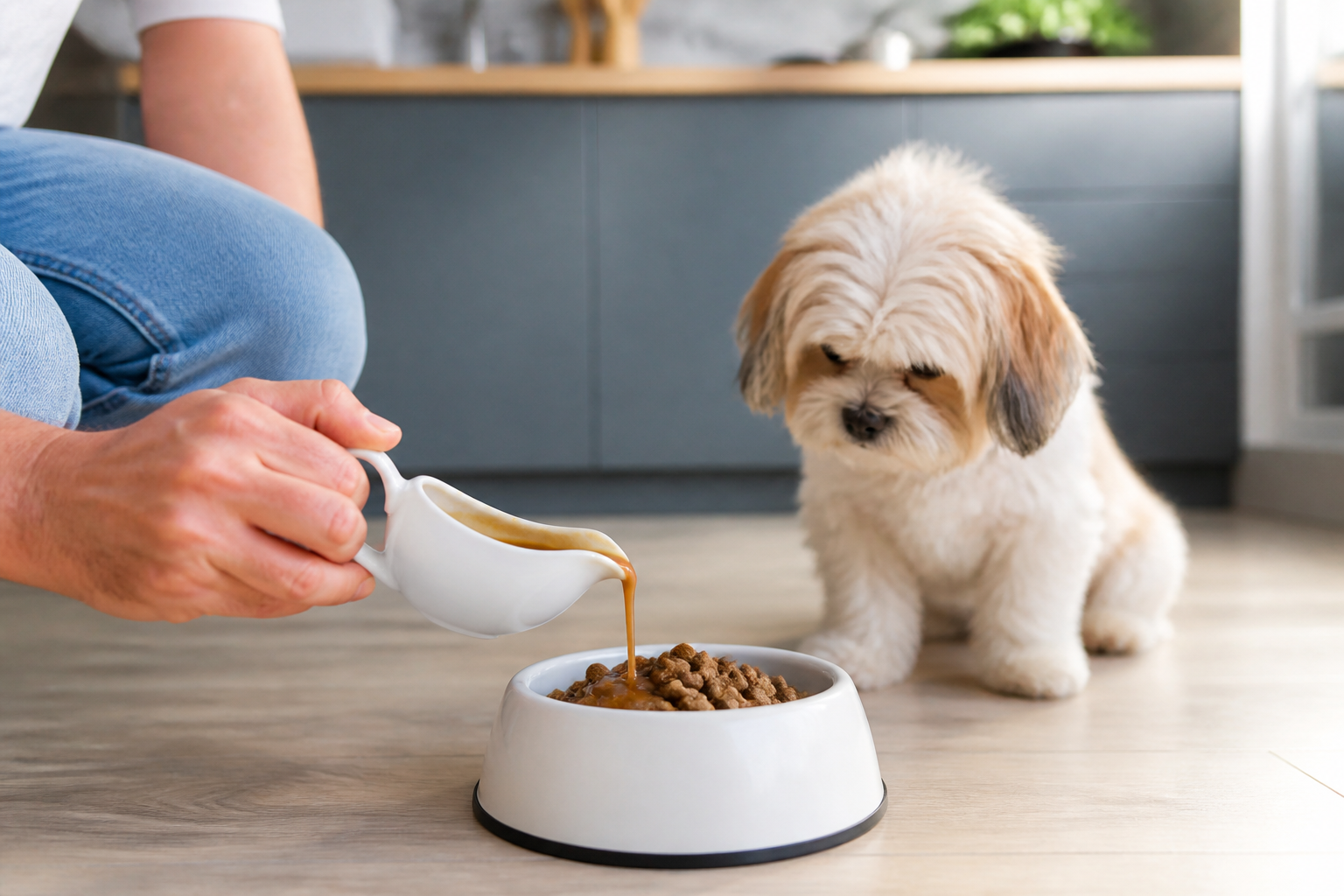 Can You Put Gravy on Dry Dog Food? Safe Tips for Picky Eaters