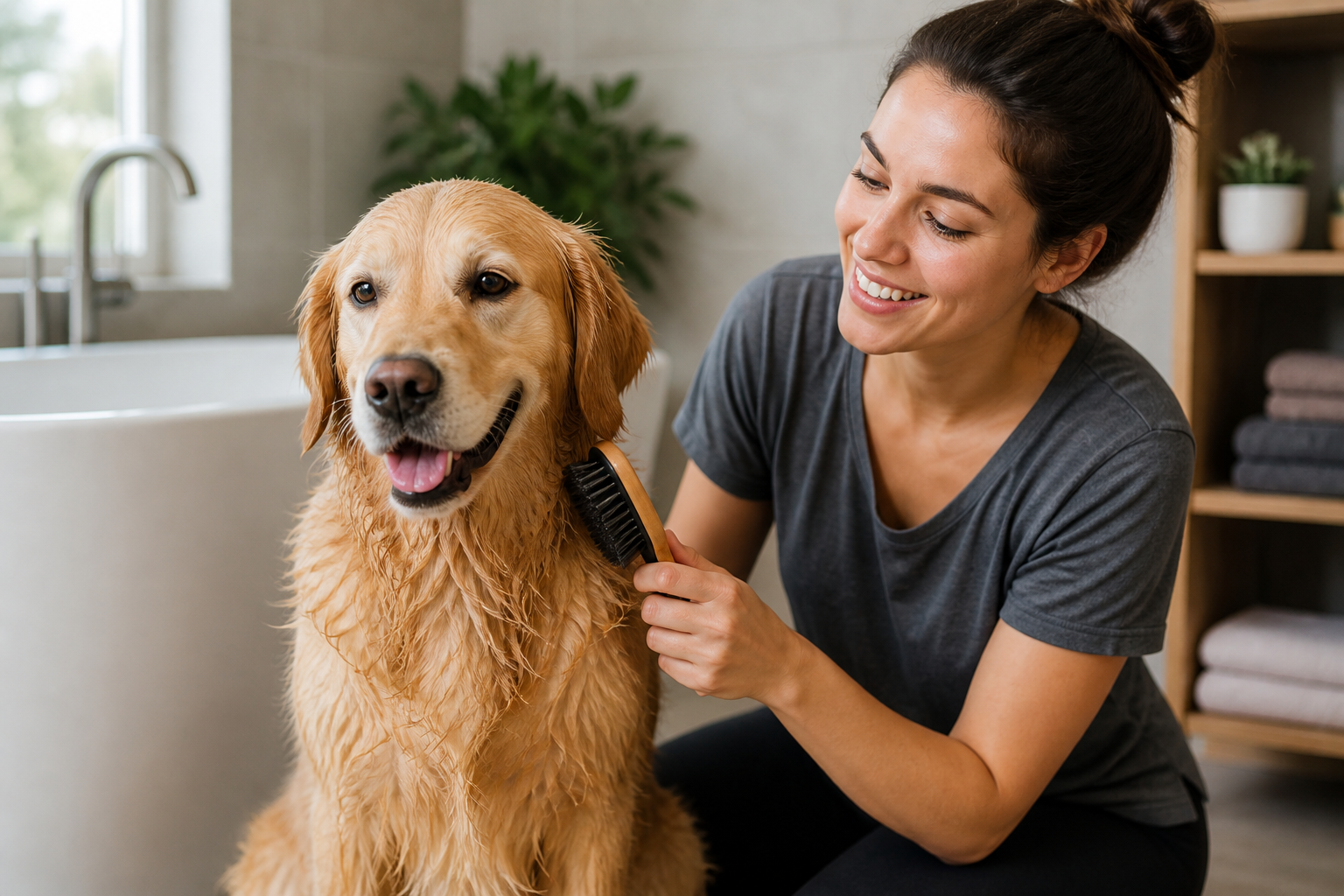 Should You Brush Dog Before or After Bath