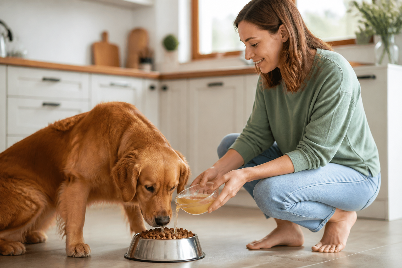 Can Dogs Eat Chicken Broth with Dry Food? Tips for a Healthy Meal