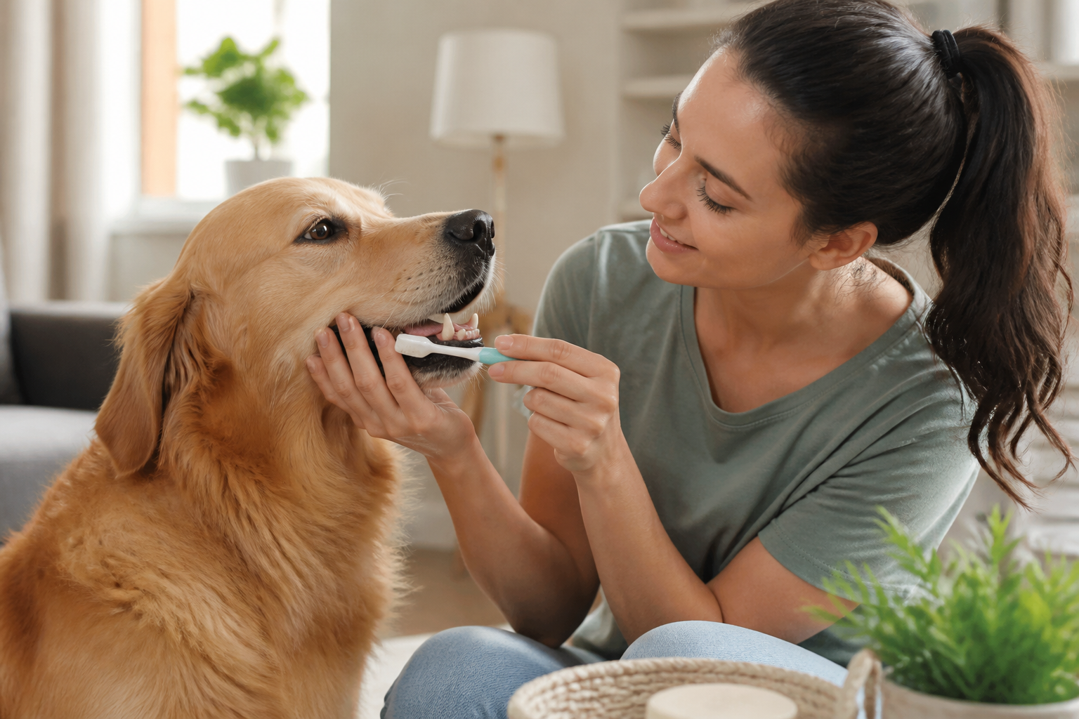 How to Clean Dog's Teeth at Home Tartar and Plaque Removal