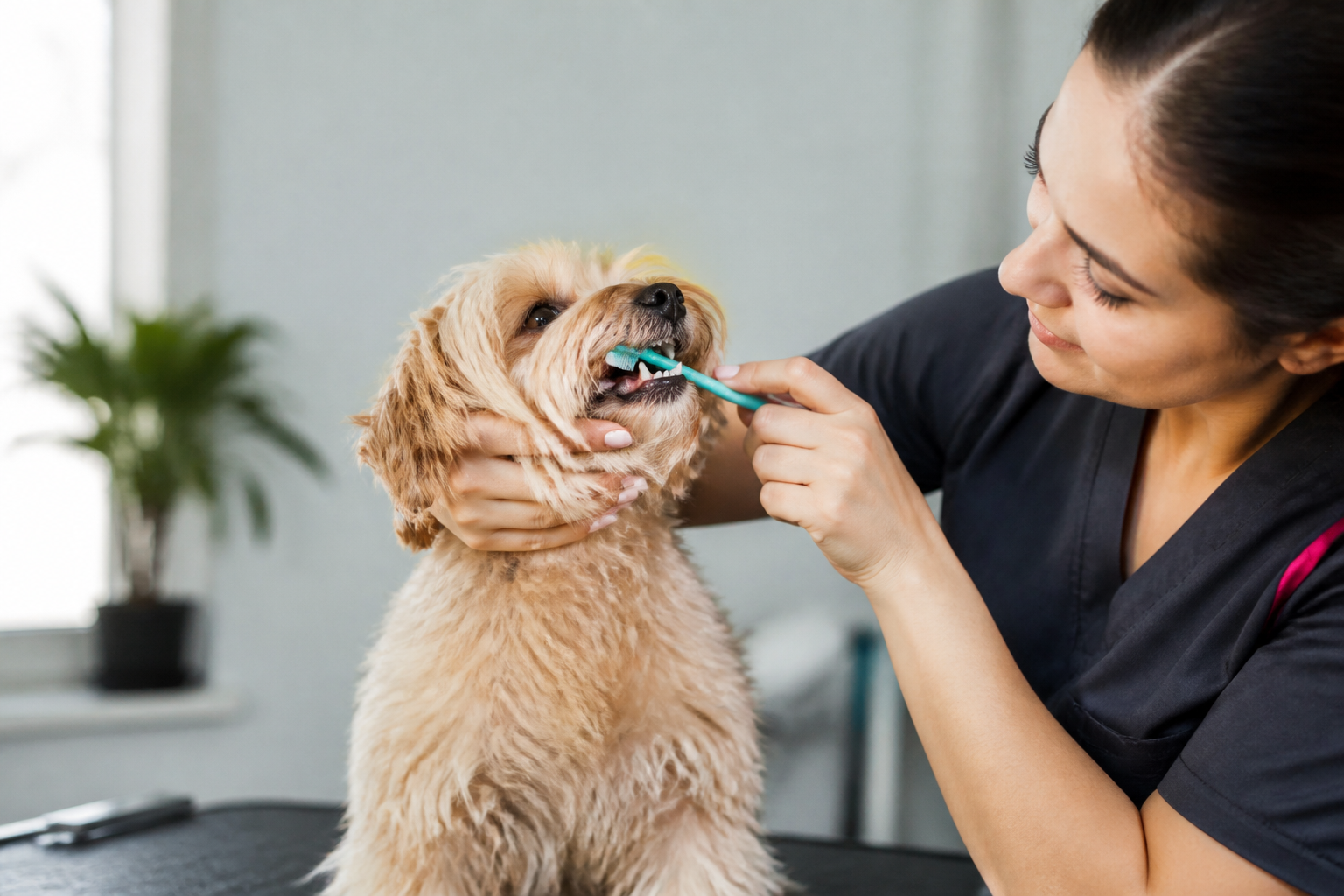 What Do Groomers Use to Clean Dogs Teeth