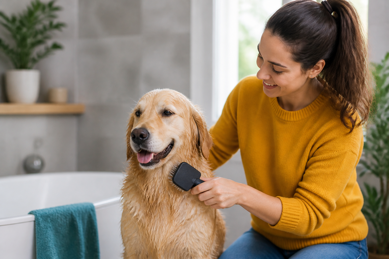 Do You Brush a Dog After a Bath?