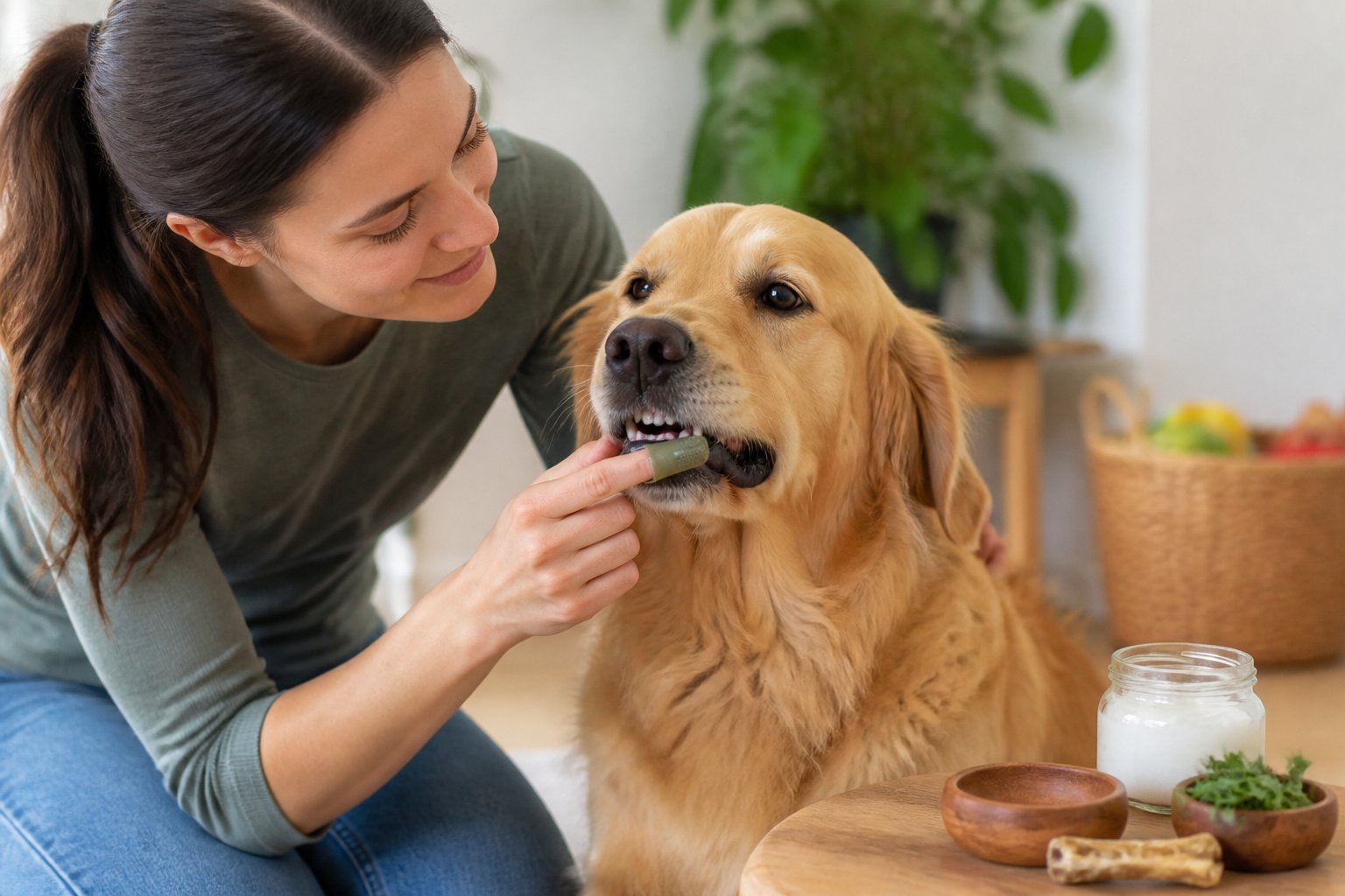 How to Naturally Clean Your Dog's Teeth