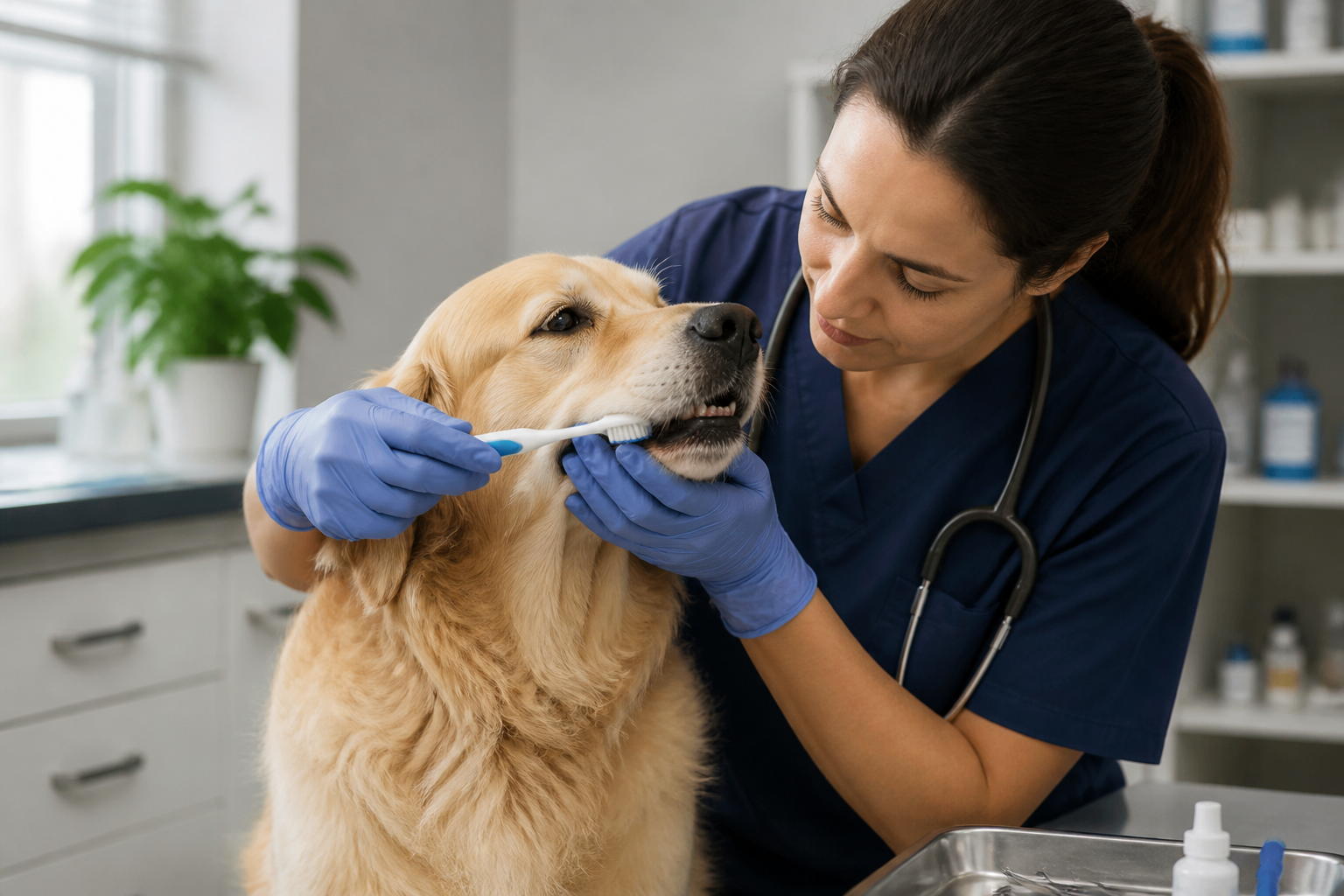 What Do Vets Use to Clean Dogs Teeth