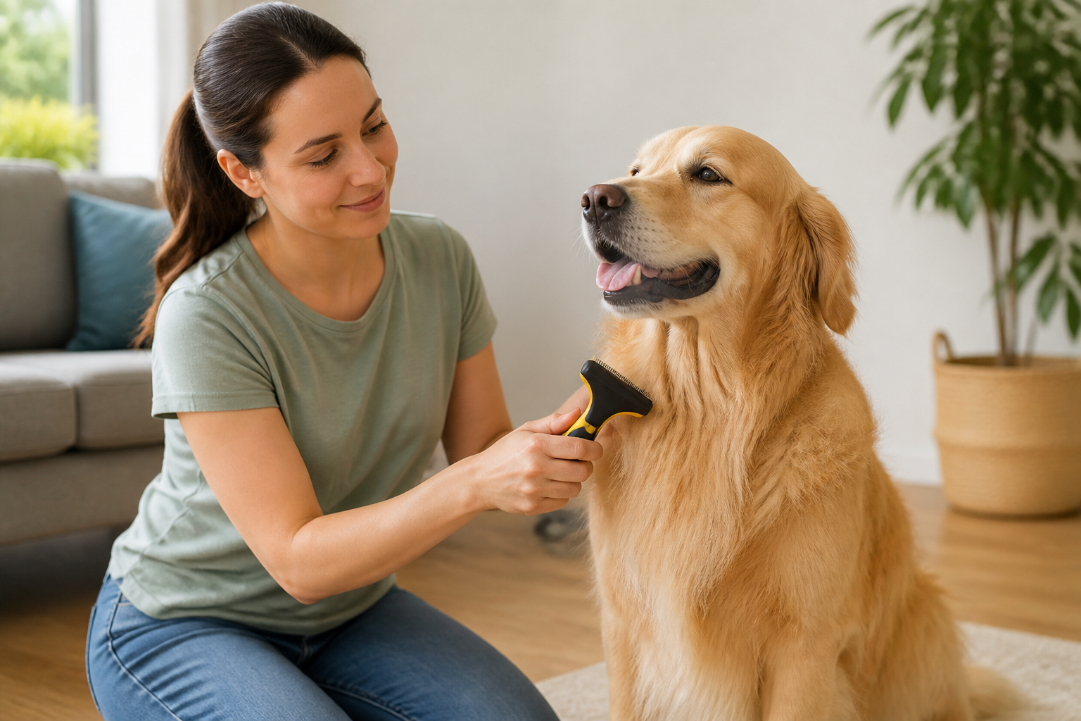 Choosing the Best De-Shedding Dog Grooming Brush