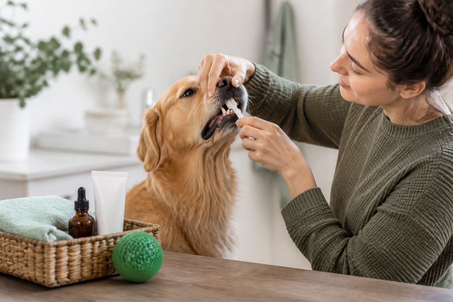 What Can I Use to Clean My Dogs Teeth at Home?