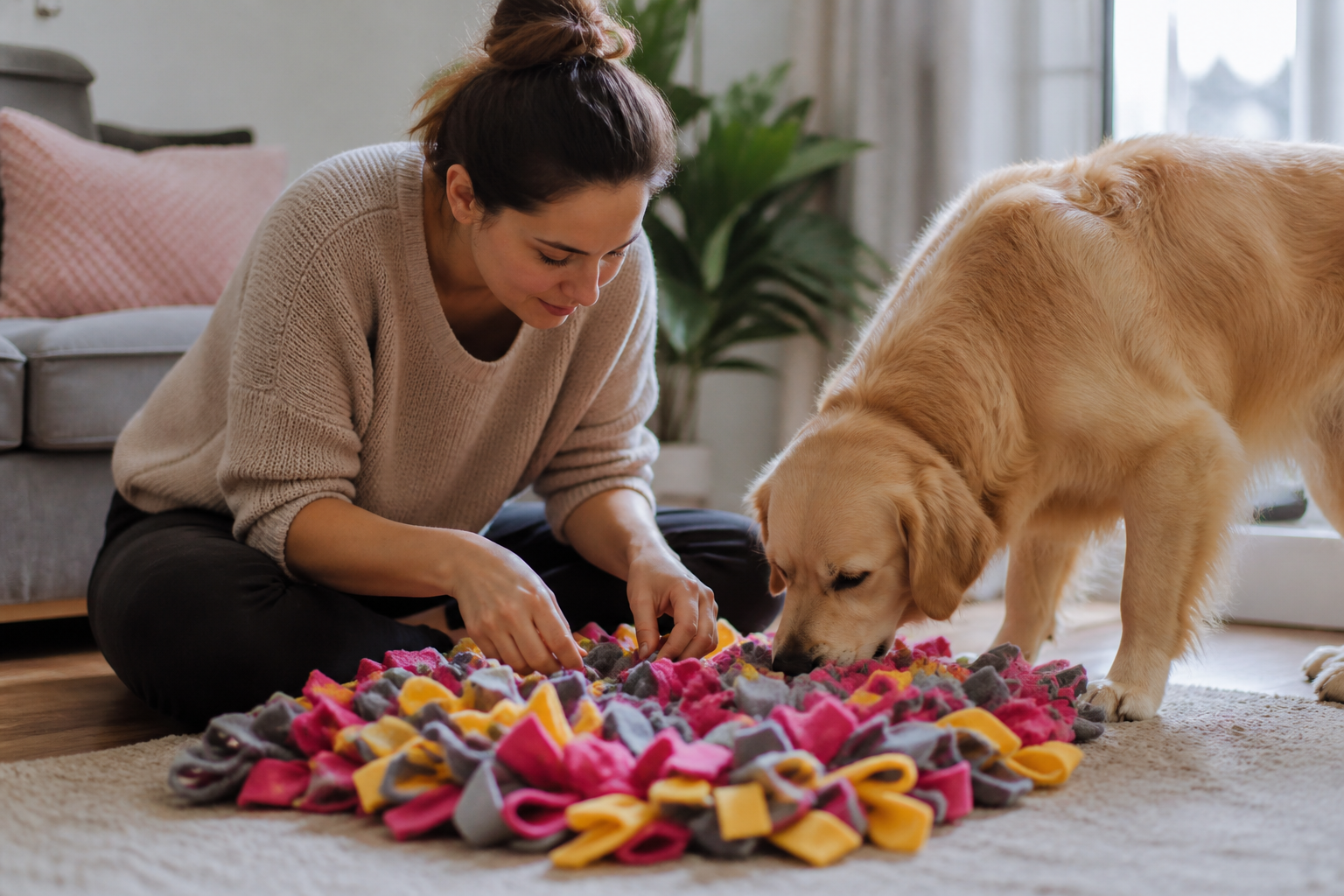 How to Make a Snuffle Mat Without Rubber Mat