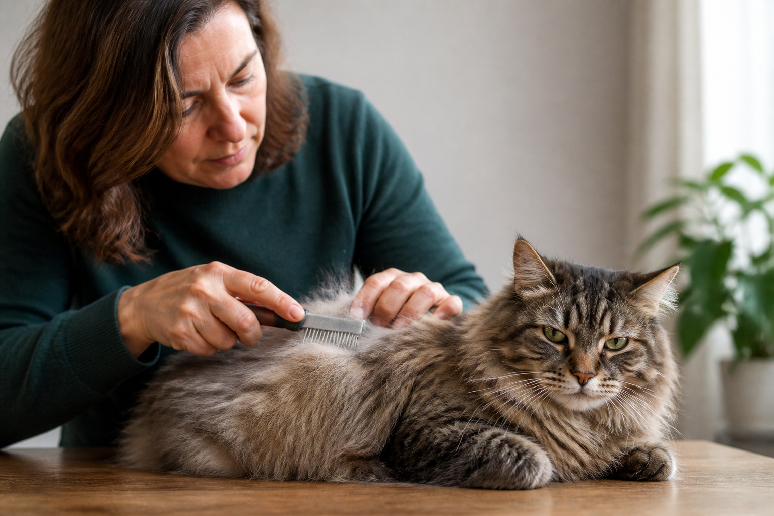 Senior Cat Care: Managing Old Cat Matted Fur and Dandruff
