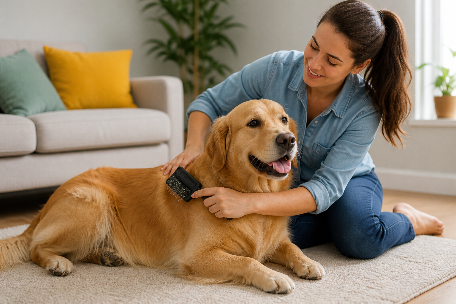 How to Brush a Dog's Fur for a Healthy Coat