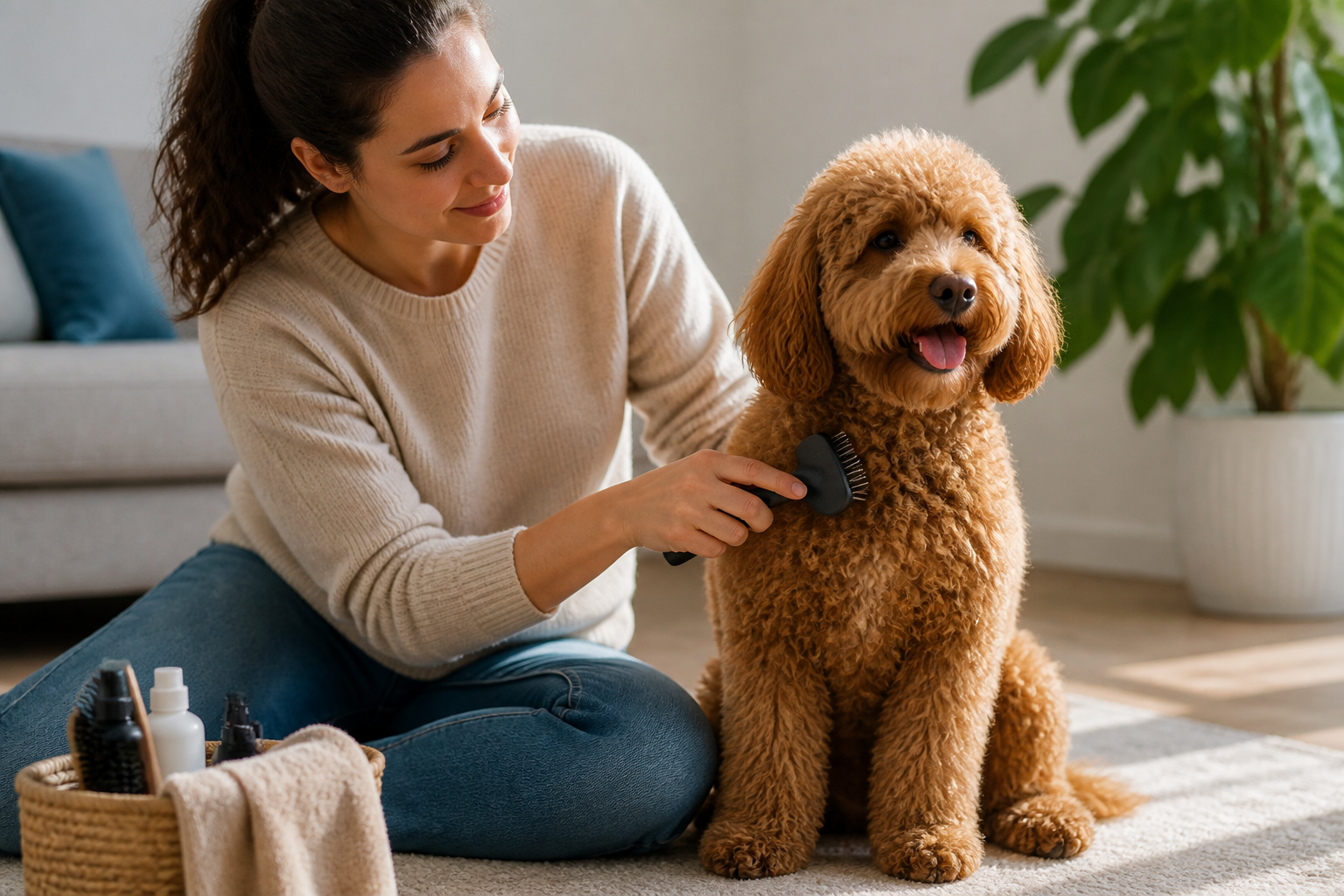 How to Brush a Curly Haired Dog for a Healthy Coat