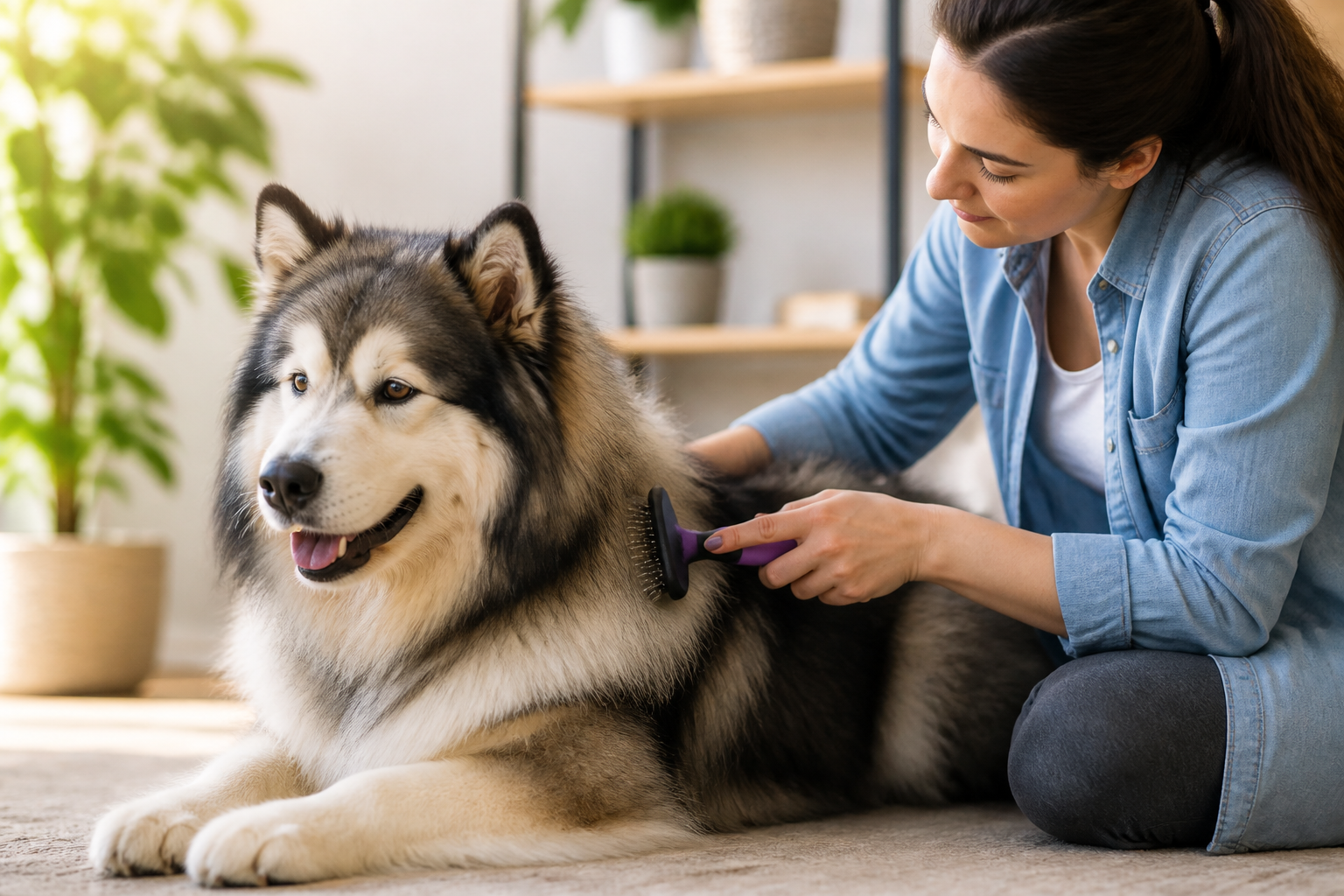How to Brush a Dog With a Double Coat for a Healthy Shine