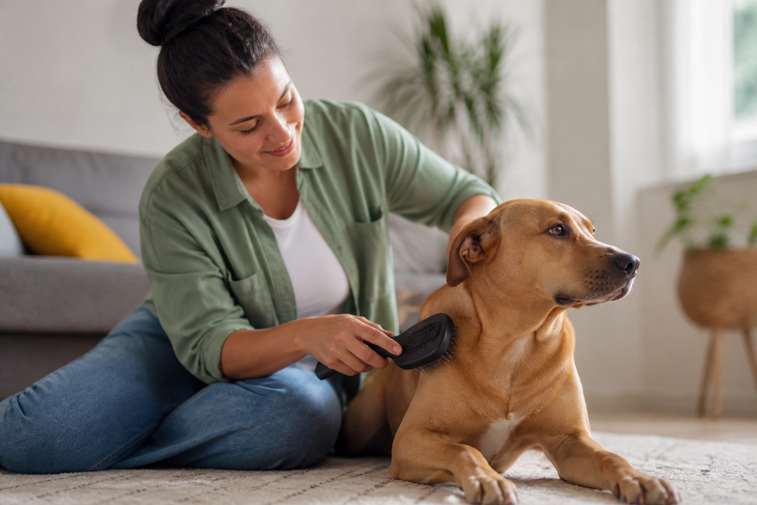 How to Brush a Dog with Short Hair for Less Shedding