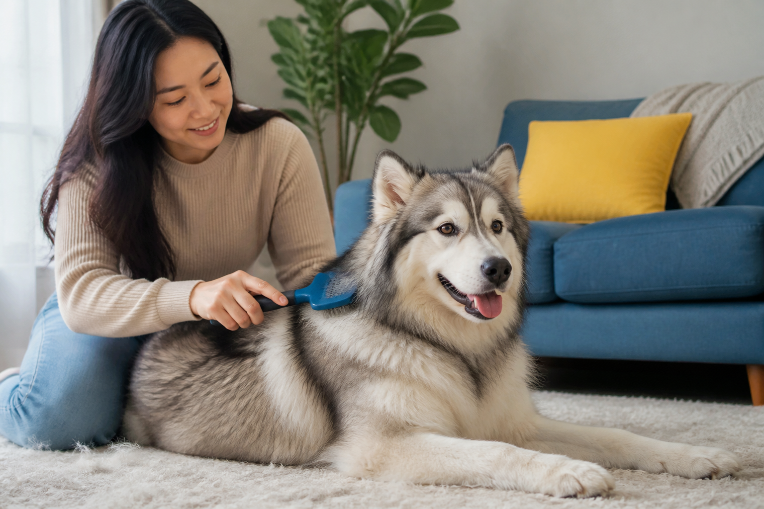 How to Brush a Double Coated Dog for a Healthier Home