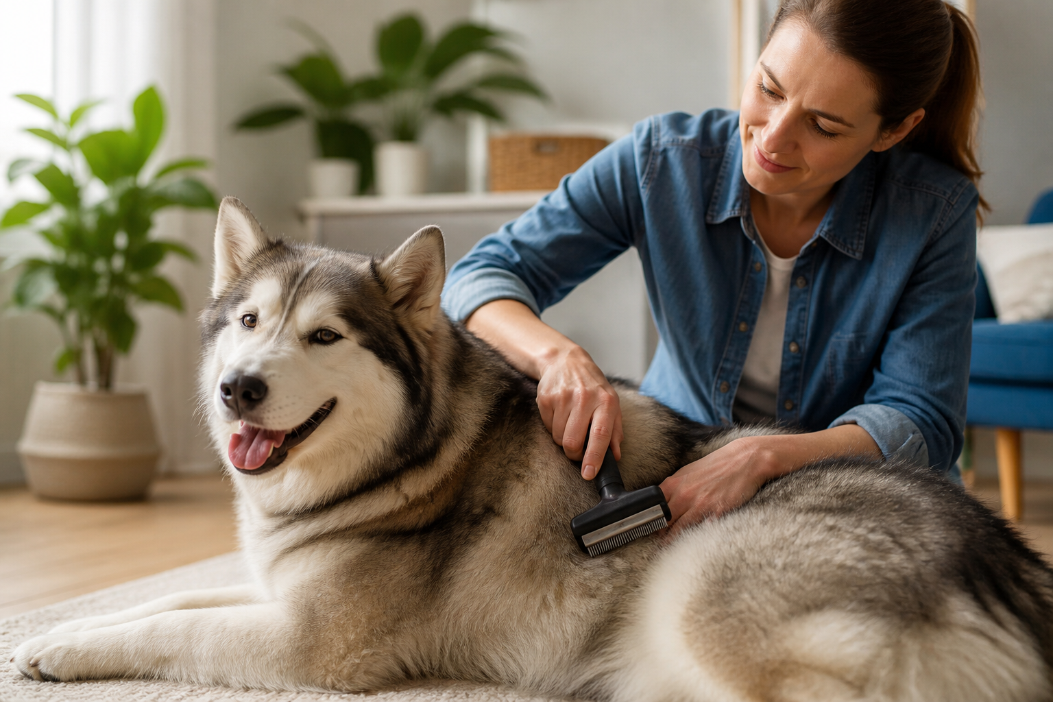 How to Brush a Dog's Undercoat for Less Shedding