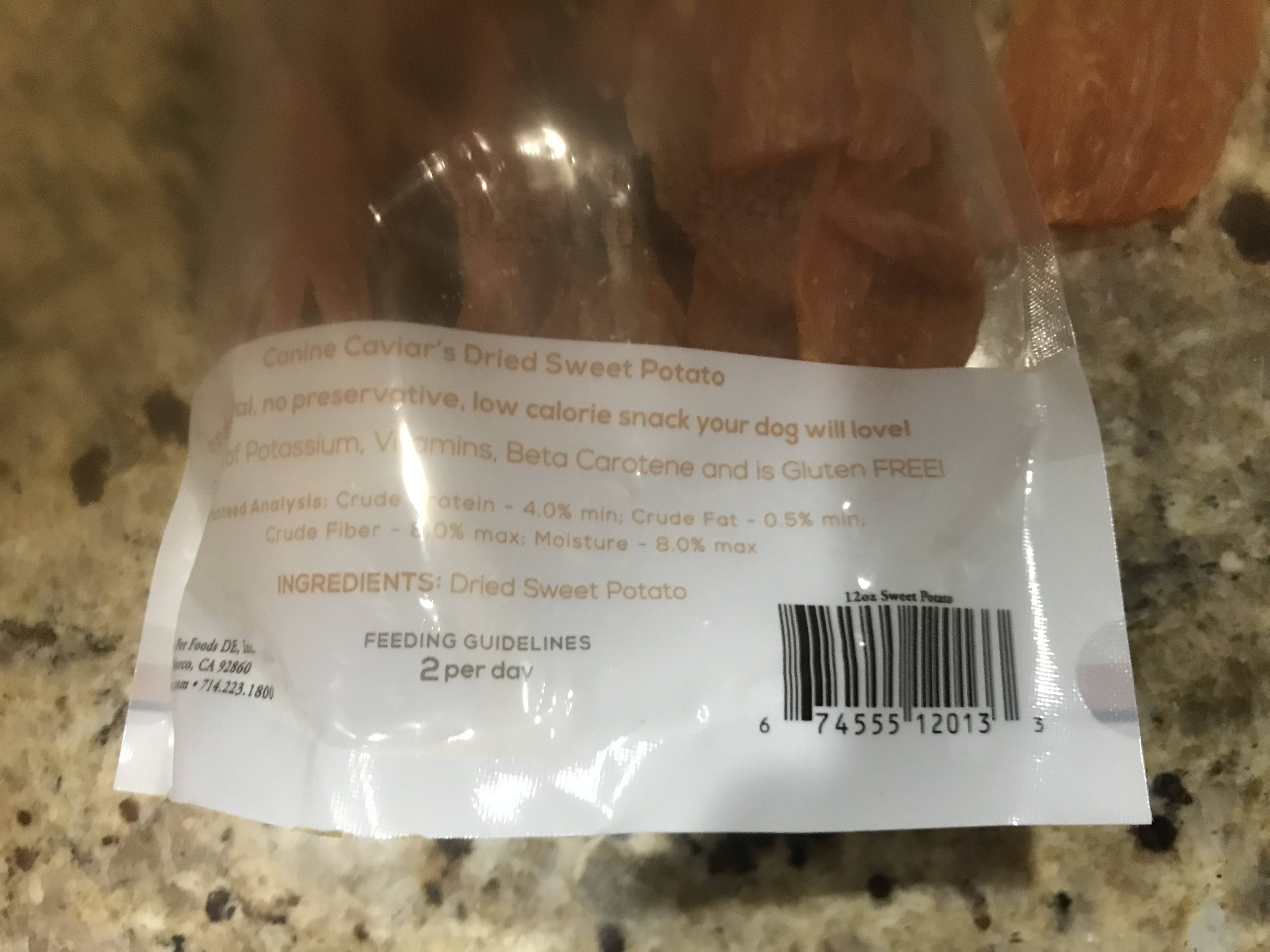 Canine Caviar Dried Sweet Potatoes Dog Treats - Review Image 2