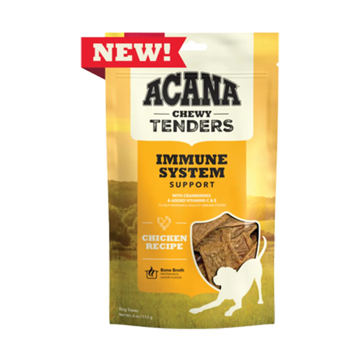Acana Chewy Tenders Immune System Support Dog Treats - Chicken