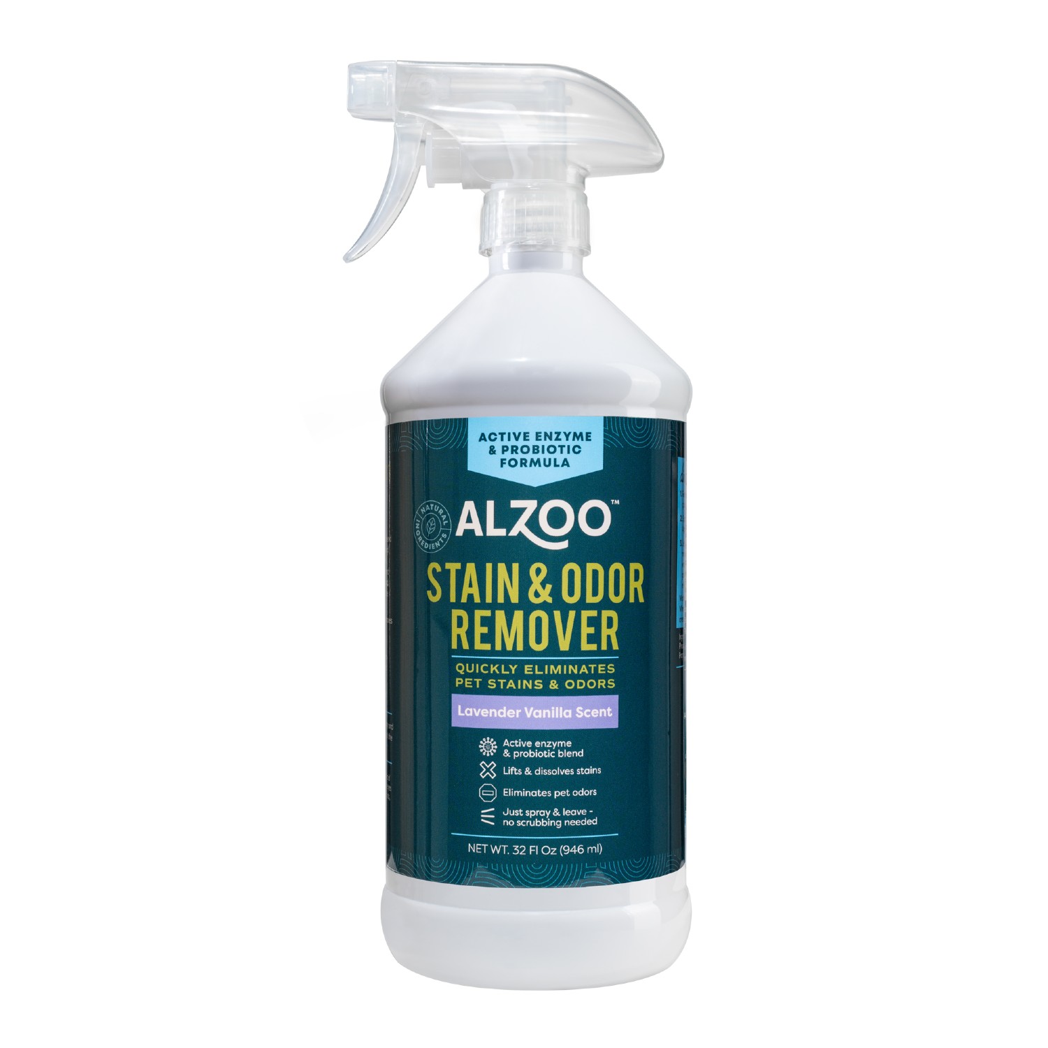 Alzoo Natural PeeBGone Stain & Odor Remover Spray - Lavender Vanilla