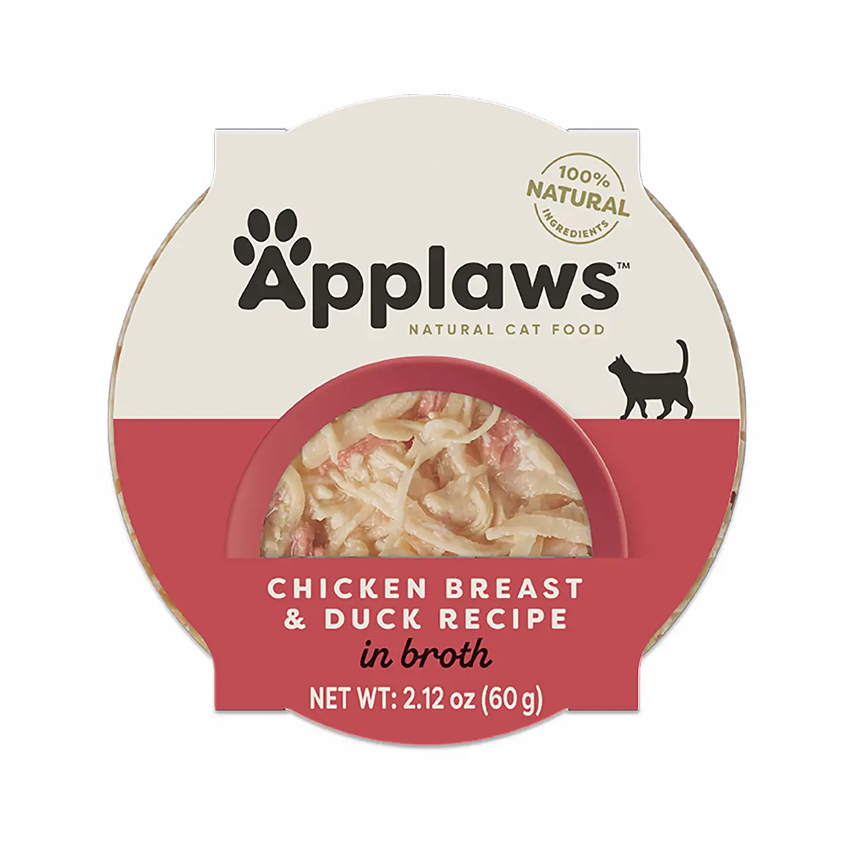 Applaws Chicken Breast & Duck in Broth Cups Wet Cat Food