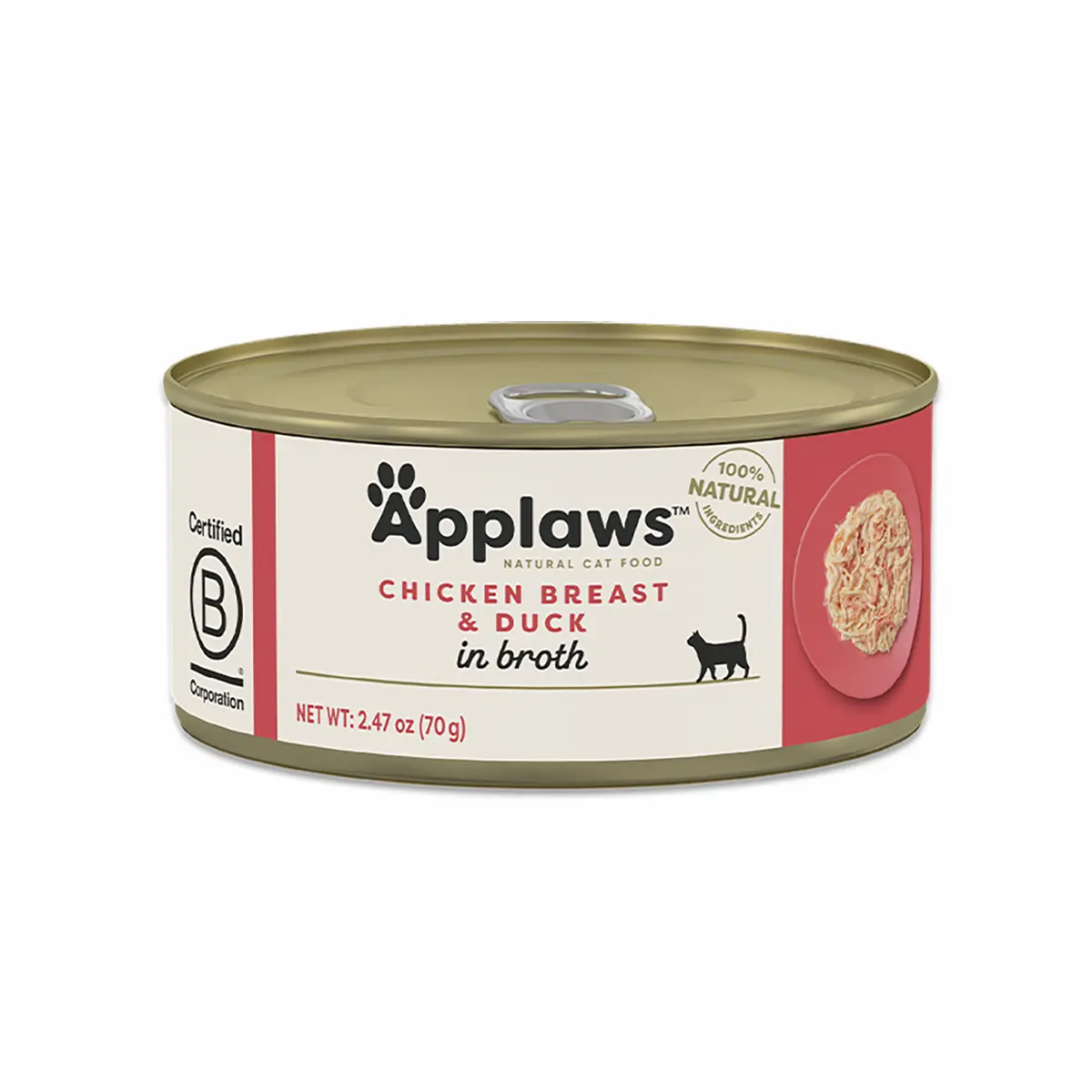 Applaws Chicken Breast & Duck in Broth Wet Cat Food