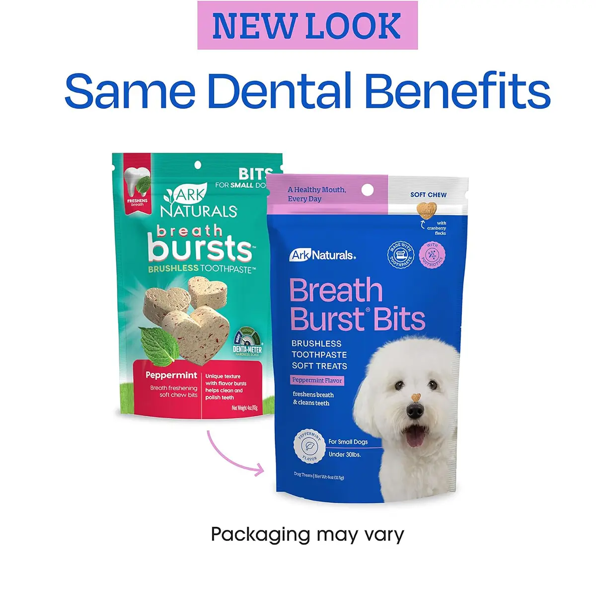 Ark Naturals Breath Bursts Brushless Toothpaste Dog Chews
