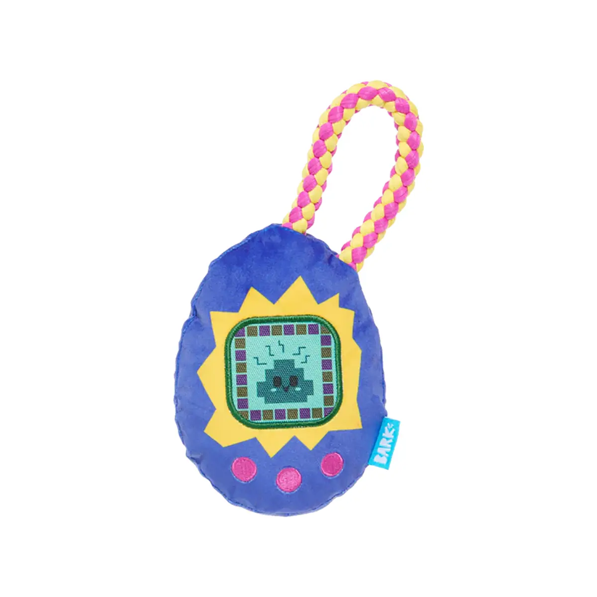 BARK Millennium Mall Plush Rope Dog Toy - Gnawmagotchi