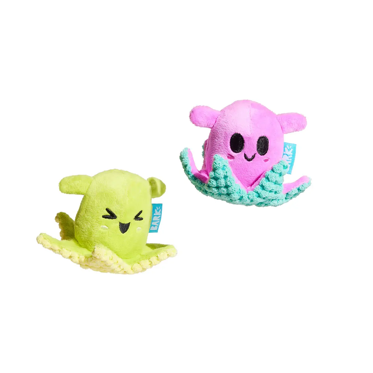 BARK Plush Dog Toy - Lil' Squirts 2 Pack
