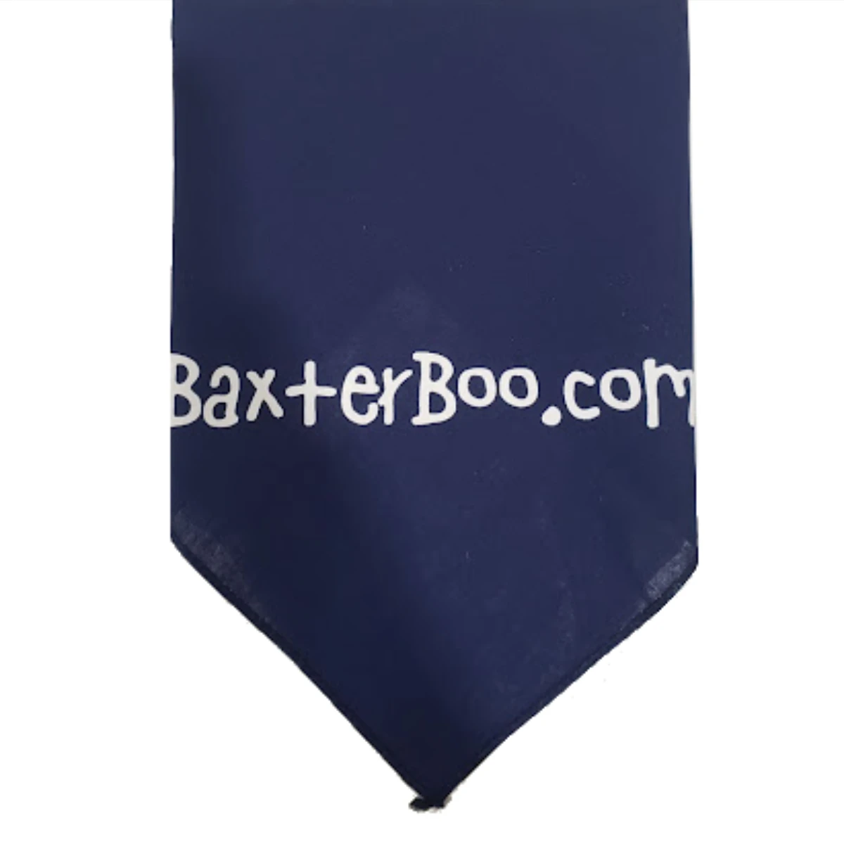 BaxerBoo.com Dog Bandana - Navy Blue