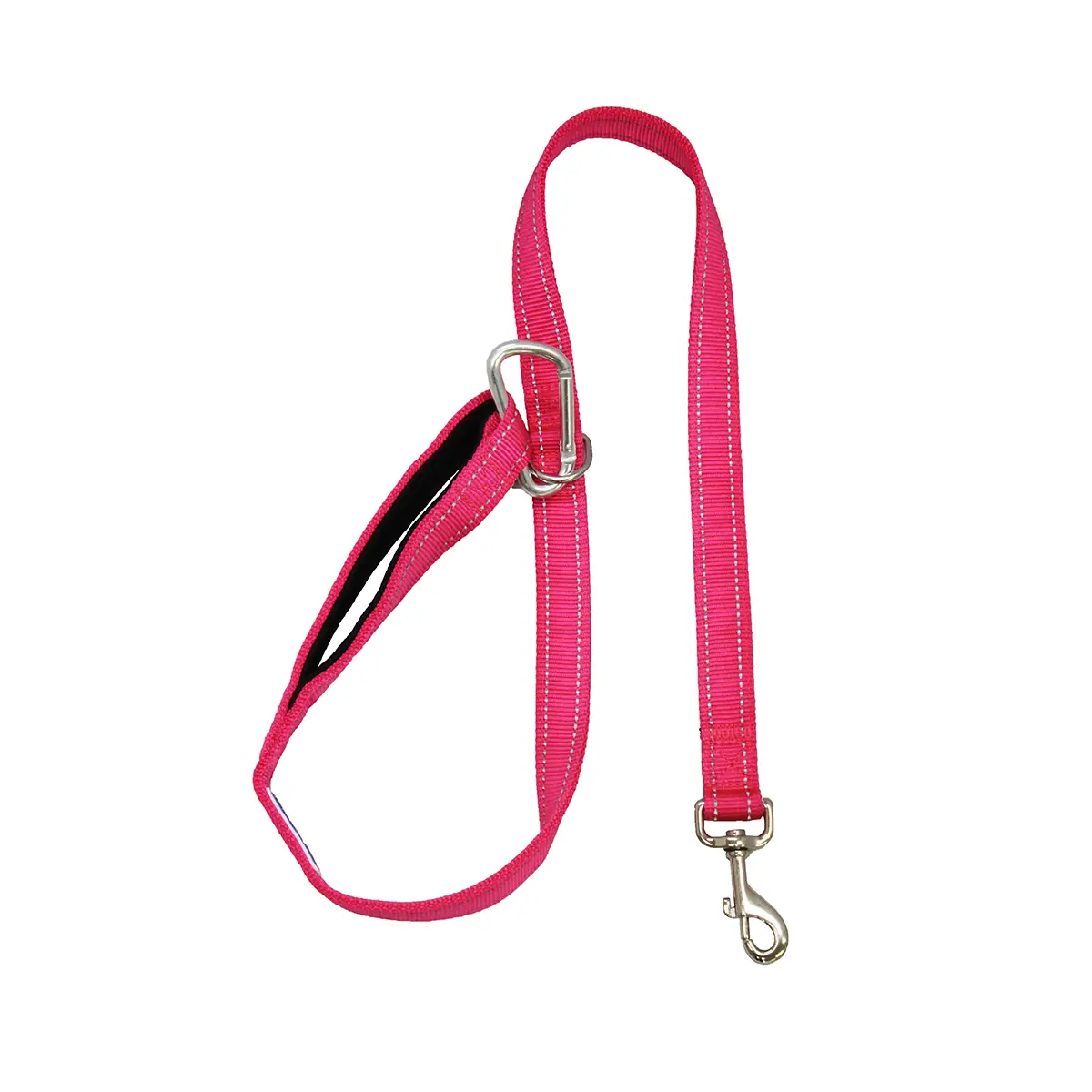 BayDog Hudson Bay Nylon Dog Leash - Sunset Pink