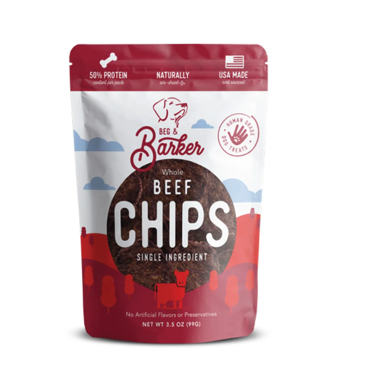Beg & Barker Beef Chips Dog Treats