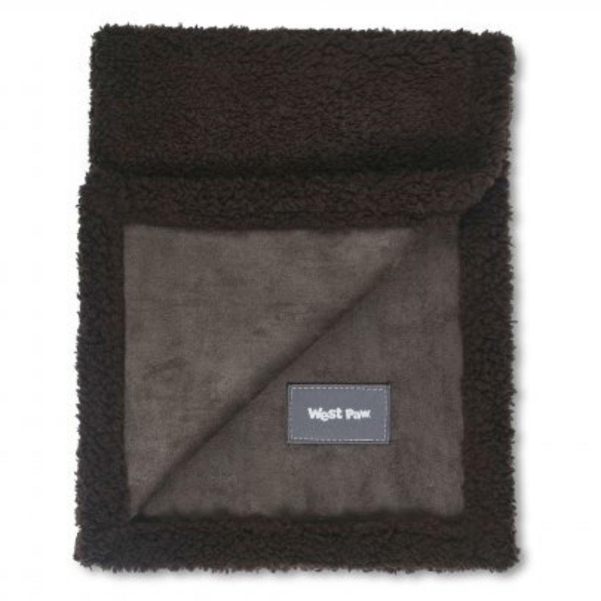 West Paw Big Sky Dog Blanket - Chocolate