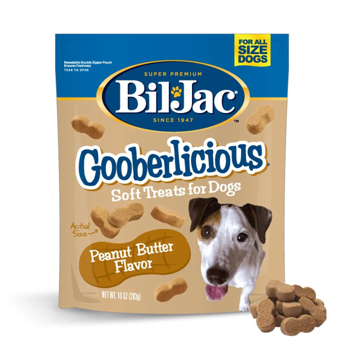 Bil-Jac Gooberlicious Dog Treats - Peanut Butter