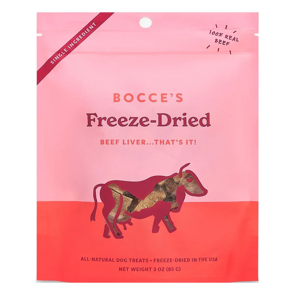 Bocce's Bakery Freeze Dried Dog Treats - Beef Liver