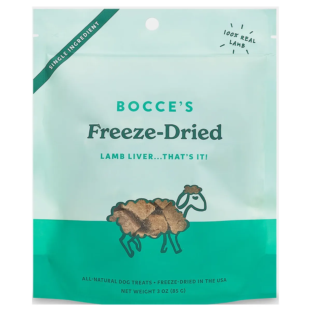 Bocce's Bakery Freeze Dried Dog Treats - Lamb Liver