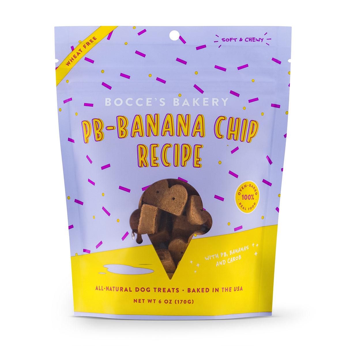 Bocce's Bakery PB-Banana Chip Soft & Chewy Dog Treats