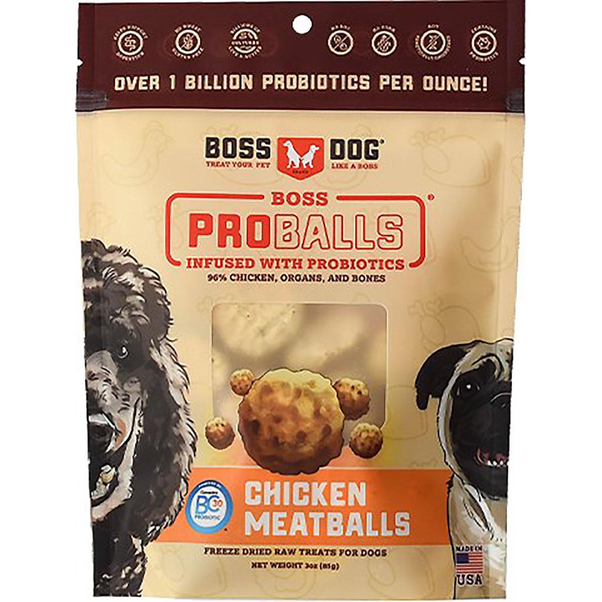 Boss Dog Proballs Chicken Freeze-Dried Dog Treats