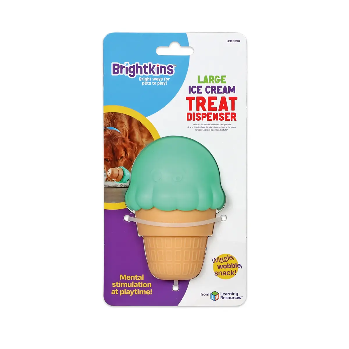 Brightkins Treat Dispenser Dog Toy - Ice Cream