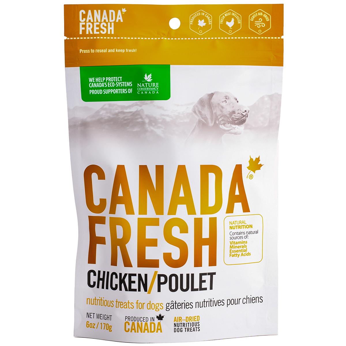Canada Fresh Air-Dried Chicken Dog Treats