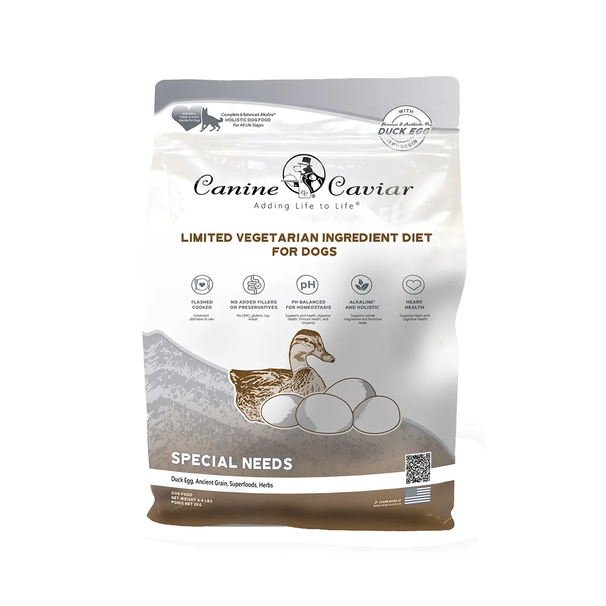 Canine Caviar Limited-Ingredient Alkaline Holistic Dry Dog Food - Special Needs Vegetarian