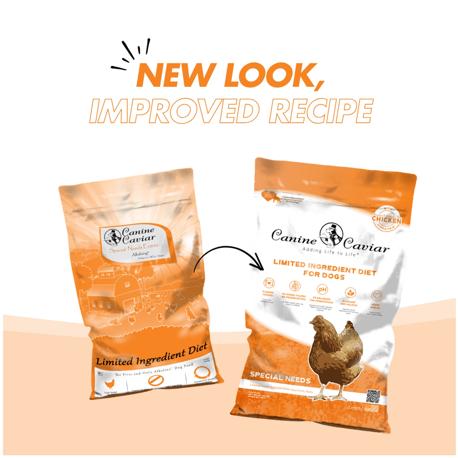 Canine Caviar Limited-Ingredient Alkaline Holistic Dry Dog Food - Special Needs with Chicken & Brown Rice