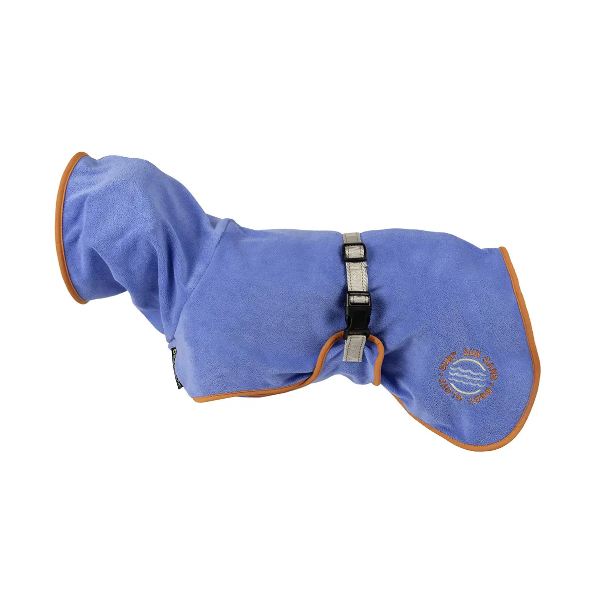 Carolina Pet Body Glove Surf Towel Dog Robe - Periwinkle