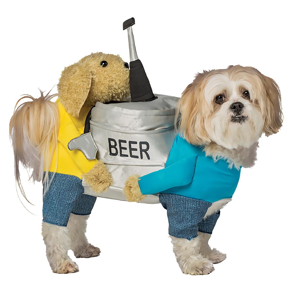 Rasta Imposta Carrying Beer Keg Dog Costume