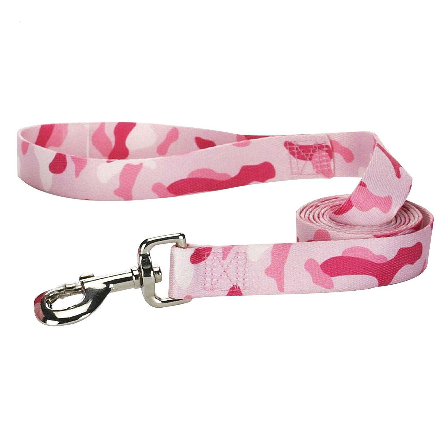 Casual Canine Camo Dog Leash - Pink