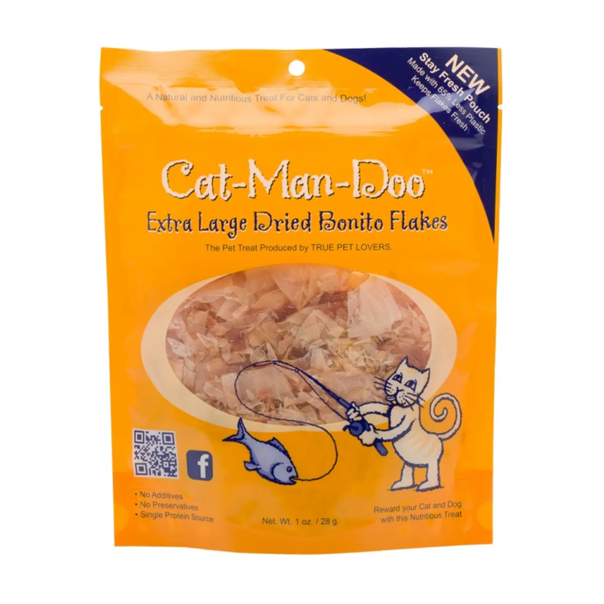 Cat-Man-Doo Extra Large Bonito Flakes Dog & Cat Treat